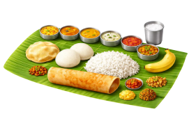 Dining area at VJK Mahal mini hall Pallavaram Chennai