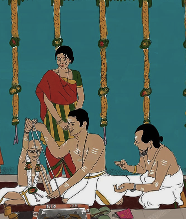 Upanayanam ceremony at VJK Mahal banquet venue Pallavaram Chennai